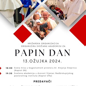 Proslava Papina dana u Zagrebu