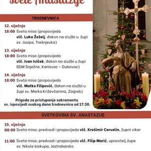 Proslava župne svetkovine sv. Anastazije u Samoboru