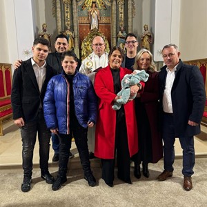 U Župi sv. Ivana Nepomuka u Lučkom kršteno peto dijete obitelji Županović