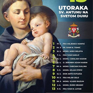 13 utoraka sv. Antunu na Svetom Duhu