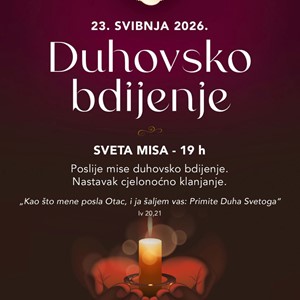 Duhovsko bdjenje u Župi Majke Božje Lurdske