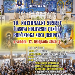 10. Nacionalni susret članova Molitvenih vjenčića Prečistoga Srca Josipova u Karlovcu