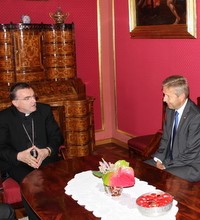 Kardinal Bozanić primio Državnog tajnika u Ministarstvu europskih i međunarodnih poslova Republike Austrije