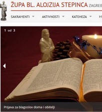 Nova mrežna stranica Župe bl. Alojzija Stepinca