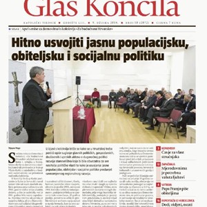 U novome broju Glasa Koncila pročitajte...