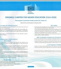 Hrvatskom katoličkom sveučilištu Erasmus povelja 