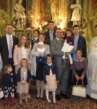 Kršteno osmo dijete obitelji Svećnjak