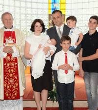 Biskup Gorski krstio peto dijete obitelji Renić