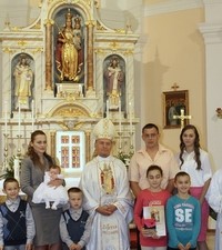 Biskup Pozaić krstio peto dijete obitelji Jakovljević