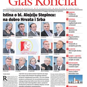 U novom broju Glasa Koncila pročitajte...
