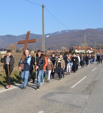 Križni put ulicama Bistre