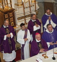 Apostolski nuncij u Mariji Bistrici s europskim nacionalnim ravnateljima Papinskih misijskih djela