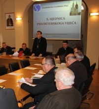 Održana deseta sjednica Prezbiterskoga vijeća Zagrebačke nadbiskupije