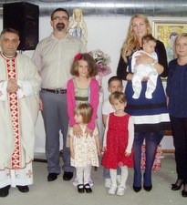 Krštenje petog djeteta obitelji Nakić