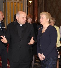 Hrvatska predsjednica Kolinda Grabar-Kitarović u Zavodu sv. Jeronima