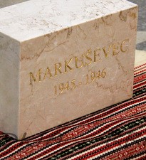 Blagoslov spomen-kamena u Markuševcu 