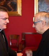 Kardinal Bozanić primio apostolskog nuncija u RH mons. Pinta