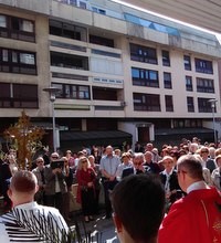 Prva procesija na Cvjetnicu na Trnjanskoj Savici
