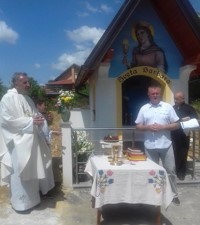 Blagoslov kapelice svete Barbare u Konjščini