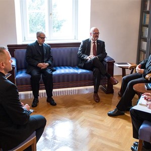 Sastanak o proslavi 25. obljetnice uspostave diplomatskih odnosa između Svete Stolice i Države Izrael