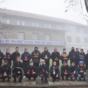 Sjemeništarci obilježili Dan sjećanja na žrtvu Vukovara i Škabrnje