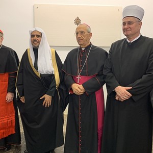 Predsjednik HBK nadbiskup Puljić i kardinal Bozanić primili generalnog tajnika Lige muslimanskog svijeta