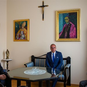 Kardinal Bozanić susreo se s ministrom Grlić Radmanom