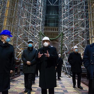 Hrvatski biskupi pohodili potresom oštećenu zagrebačku katedralu