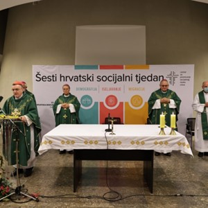Kardinal Bozanić predvodio misno slavlje prigodom završetka VI. hrvatskog socijalnog tjedna