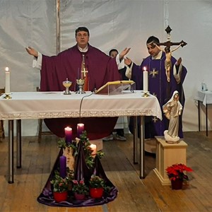 Biskup Šaško predvodio misu zornicu u Župi sv. Mihaela u zagrebačkim Gračanima