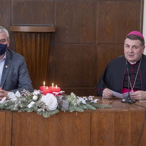 Pozdravna riječ biskupa Šaška na predbožićnom primanju kod karlovačkog gradonačelnika