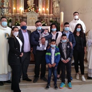 Biskup Mijo Gorski krstio peto dijete obitelji Kolić