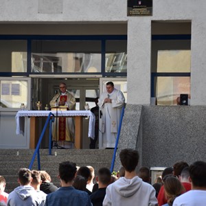 Biskup Gorski predvodi misu prigodom početka nove školske godine u Nadbiskupskoj klasičnoj gimnaziji