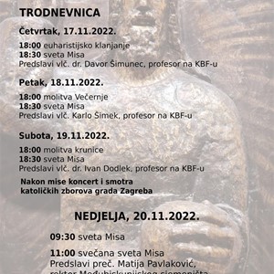 Proslave župne svetkovine Krista Kralja, Zagreb-Trnje