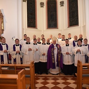 Podjela službe lektorata u Nadbiskupskom bogoslovnom sjemeništu u Zagrebu