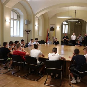 Posjet ministranata Požeške biskupije Nadbiskupskom bogoslovnom sjemeništu u Zagrebu