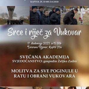Akademija "Srce i riječ za Vukovar"