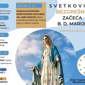 Proslava župne svetkovine Bezgrešnog začeća BDM na Malešnici