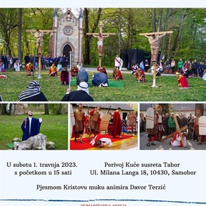 Uprizorenje Kristove muke u Kući susreta Tabor