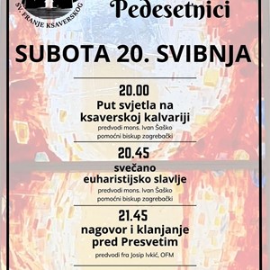 Biskup Šaško predvodi put svjetla i misno slavlje u Župi sv. Franje Ksaverskog