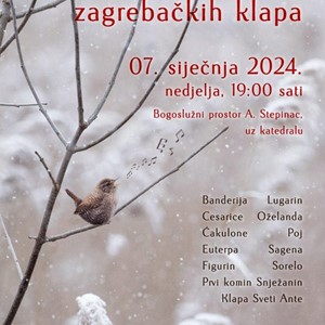 Božićni koncert zagrebačkih klapa u Bogoslužnom prostoru bl. Alojzija Stepinca