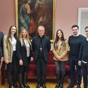 Nadbiskup Kutleša primio studente Pravnog fakulteta u Zagrebu