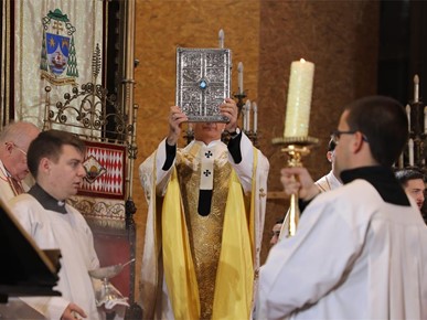 /A/2025/12/Božić/Nadbiskup Kutleša predvodio misno slavlje svetkovine Rođenja Gospodinova u Zagrebačkoj katedrali (12).JPG