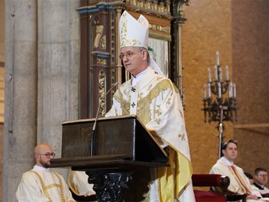 /A/2025/12/Božić/Nadbiskup Kutleša predvodio misno slavlje svetkovine Rođenja Gospodinova u Zagrebačkoj katedrali (14).JPG