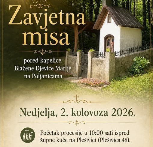 Procesija u čast Blažene Djevice Marije na Poljanicama