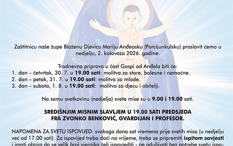 Proslava župne zaštitnice u Sesvetskoj Sopnici
