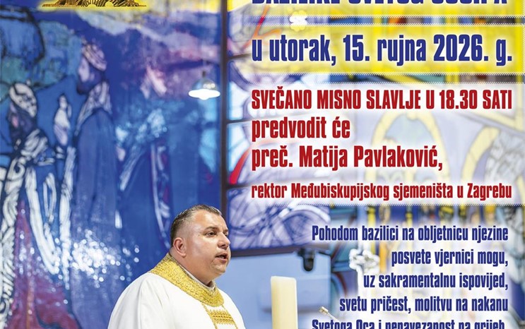 Proslava obljetnice posvete bazilike svetog Josipa u Karlovcu